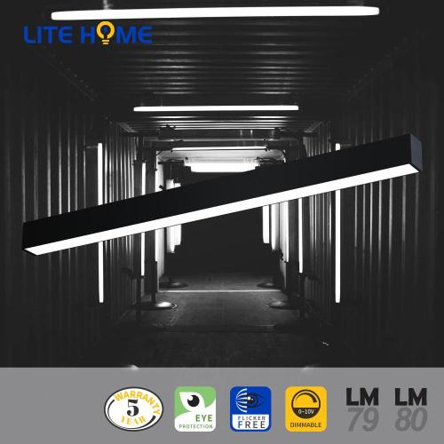 luz led lineal verde con sensor de movimiento