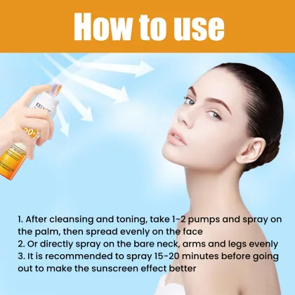 Wholesale Vegan Sunscreen SPF 50 Mist Spray