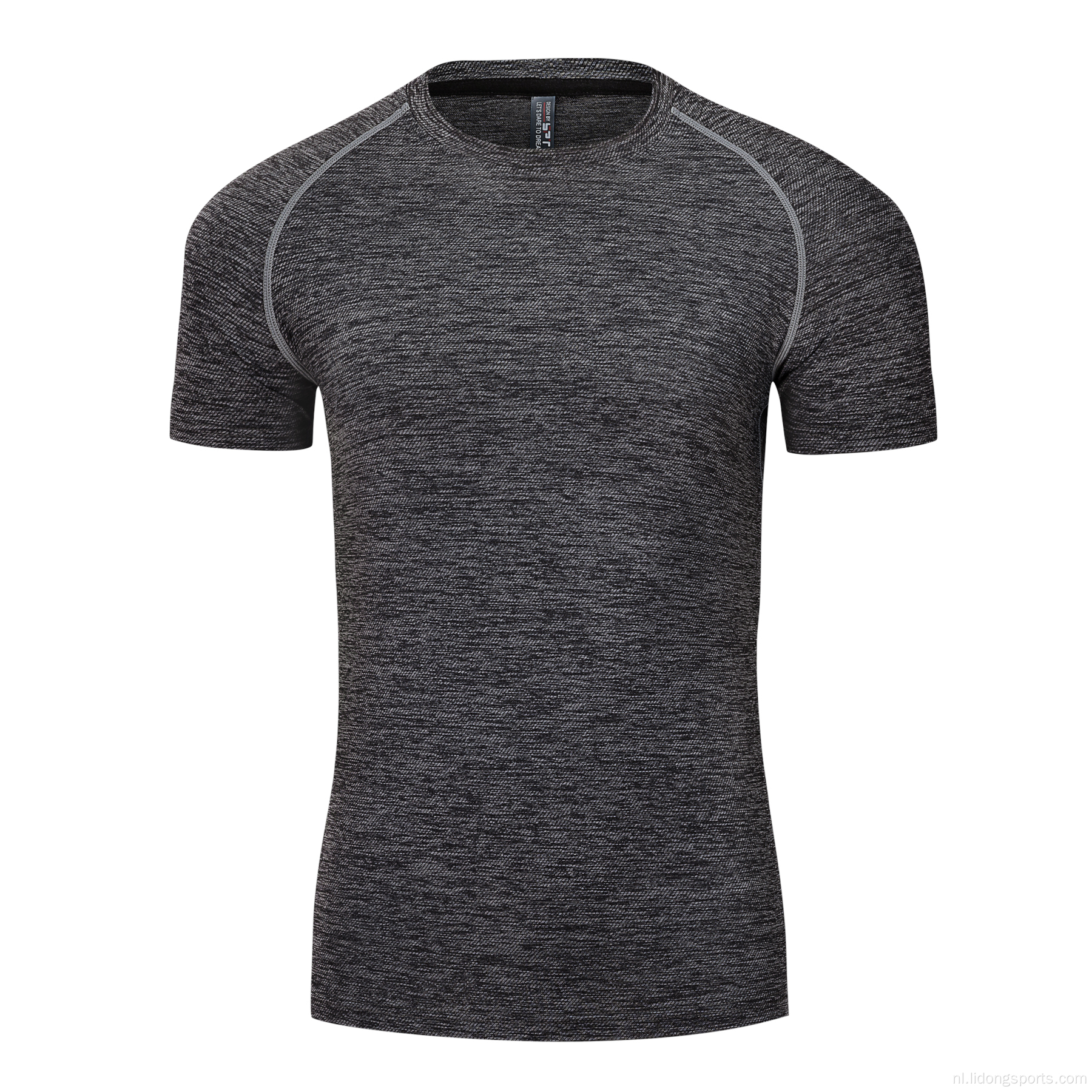 Mannen lopen t -shirt snel droog fitness shirt