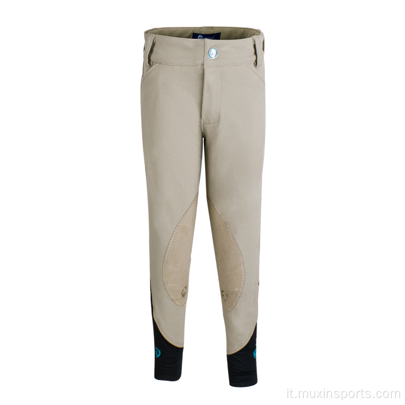 Khaki Eco-Friendly Riding Correggini