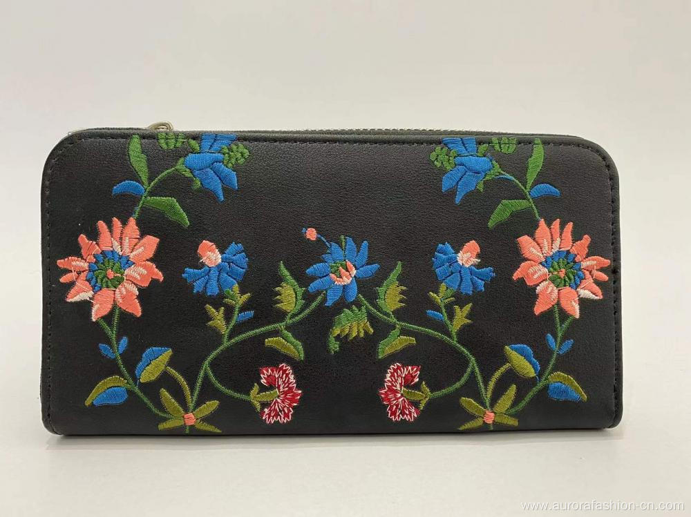 Embroidered Wallets for Women