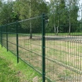 curved welded wire bridge fence