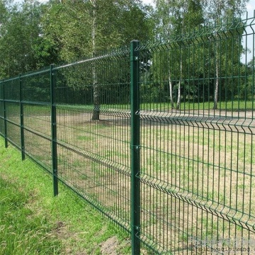 clôture de pont en fil soudé incurvé