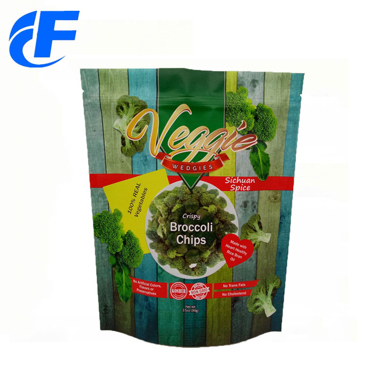 Bolsa de resealable para frutas secas / sementes