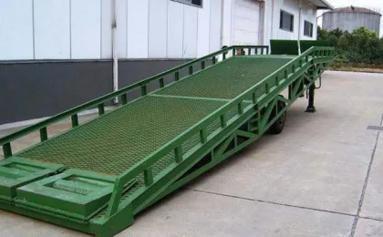 mobile container load ramp/cargo loading dock yard ramps
