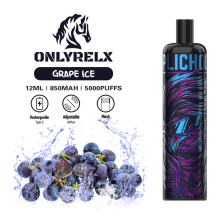 Grand réservoir d&#39;huile 5000puffs uniquement vape jetable