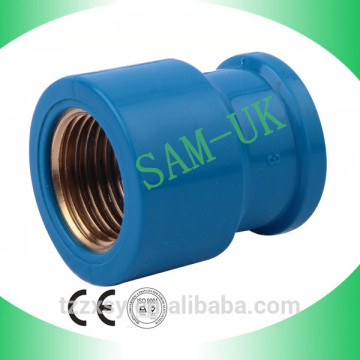 female coupling with brass