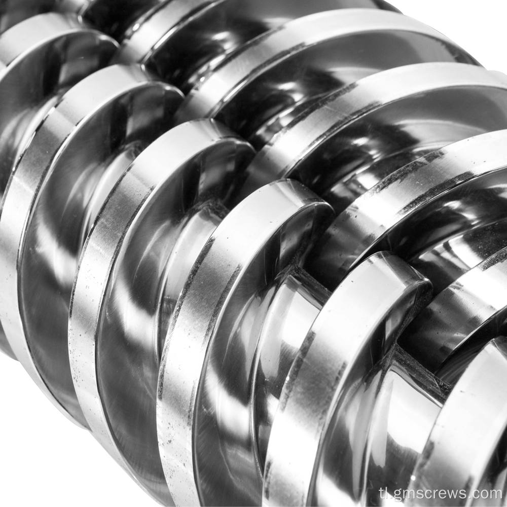 Conical twin screw barrel para sa plastic sheet machine