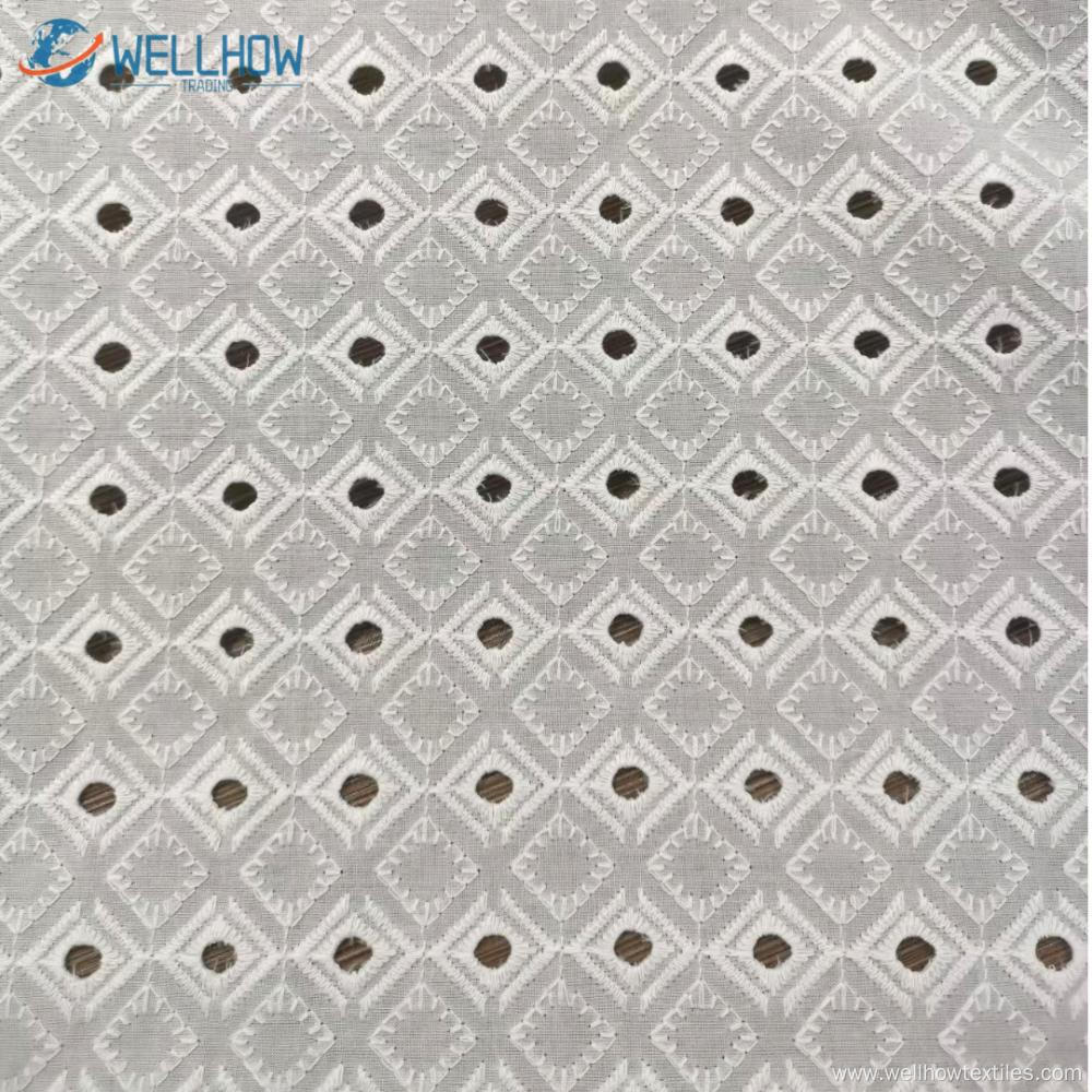 Lace Embroidery Fabric Cotton Fabric