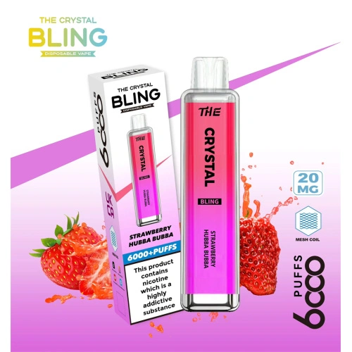 Eth Crystal Bling 6000 Puffs VAPE FRANSJE WHOLESALE Fabrikant fan Sina