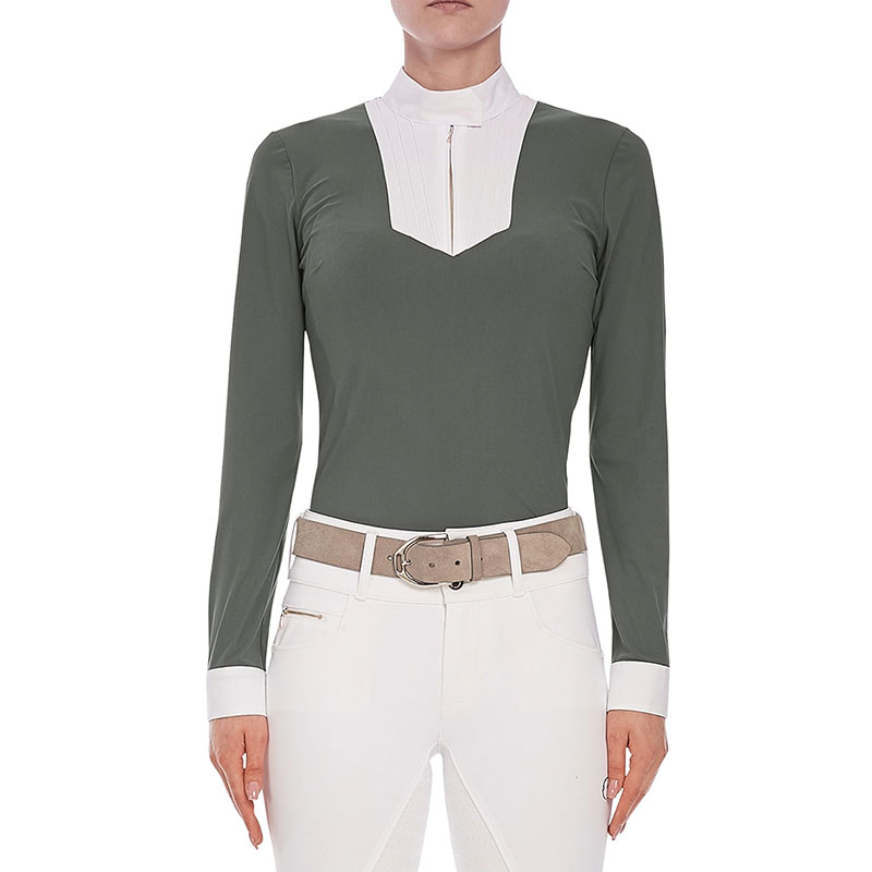 Vêtements personnalisés pour femmes Equestrian Ride Show Shirt Tops