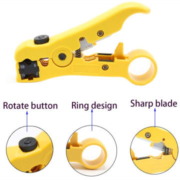 Outils de décapage pour le câble coaxial RG59, RG6, RG7