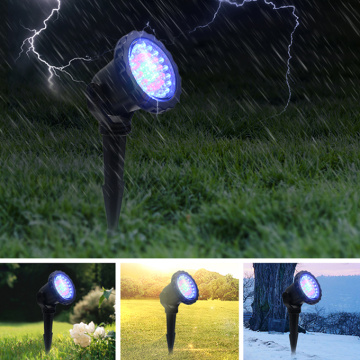 Sensor de foto RGB Pond Garden Spotlight LED Lamp