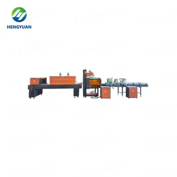 Automatic Linear Cuff Type PE Film Wrapping and Shrinkage Packing Machine for Bottles