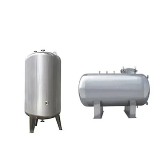 stainless steel gas tank in
