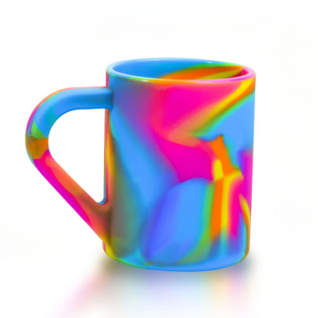 AMZ Hot Silicone Water Cup 380ml - Colored Mixing Coffee Mug