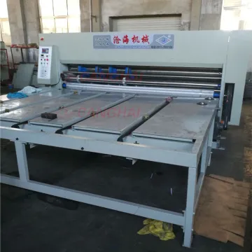 CANGHAI Semi-Automatic Corrugated Box Making Machine with Feeding Flexo Printer and Die Cutter