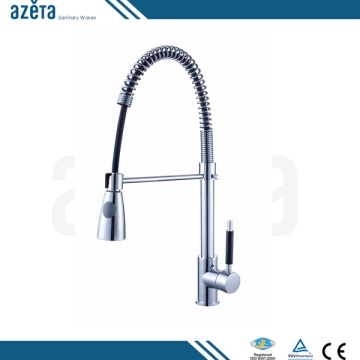 Economic Single Handle Faucet Water Ridge Brass Flexible Hose Kitchen Sink Faucet
