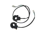 Motorcycle ignition switch belt line