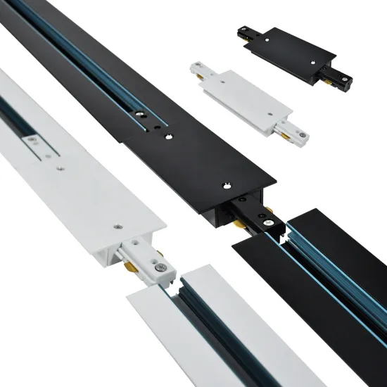 Aluminum Embedded Suspended Monorail Lighting LED Track Light Rail System 1M-3M