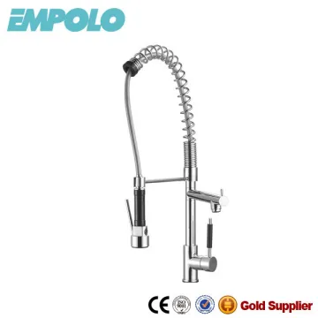 Water Saving Kitchen Sink Taps,Spring Loaded Kitchen Mixer Tap Single Handle CE KM4030