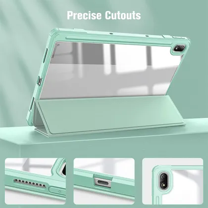 Transparent Hard Shell Flip Case Back Cover for Lenovo Tab M10 Plus 10.6 Gen3