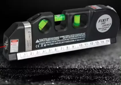 8FT Laser Level Meter: Industrial DIY Multipurpose Measure Aligner