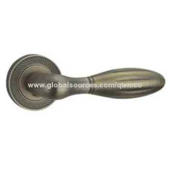 Zinc door handle, rose
