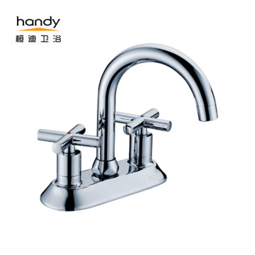 Chrome Polished Basin Mixer Faucet