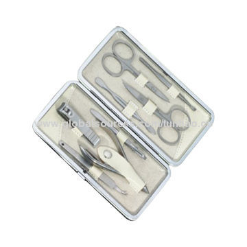 Beautiful 8-in-1 Practical Manicure Set, Made of Stainless Steel Material