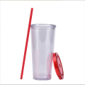 24oz Tea Plastic Eco-friendly Drinking Double Wall Plastic