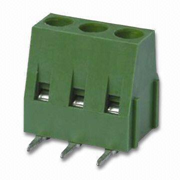 PCB Terminal Block, Available in 5.00mm Pitch