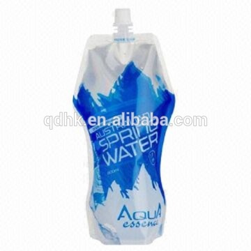 self standing recycle plastic spout packaging bags/liquid packaging plastic bag
