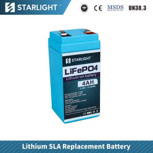 4V 4AH LiFePO4 Battery to Replace Lead-Acid Battery