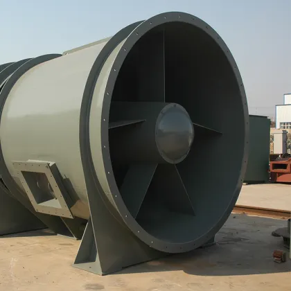 Efficient metallurgical industry ingredient dedusting fan