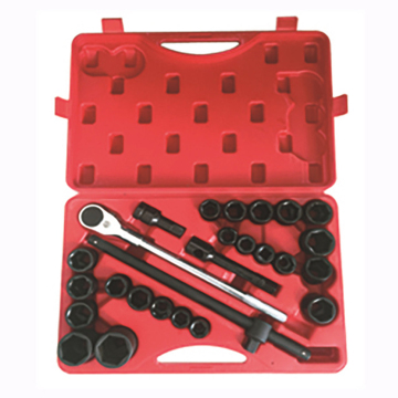 Zwarte fosfatenafwerking Pneumatische impact Bit Deep Socket Set: Single Hardware Repair Tools
