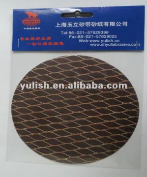DIY hardware - Alunimium oxide abrasive velcro sanding disc