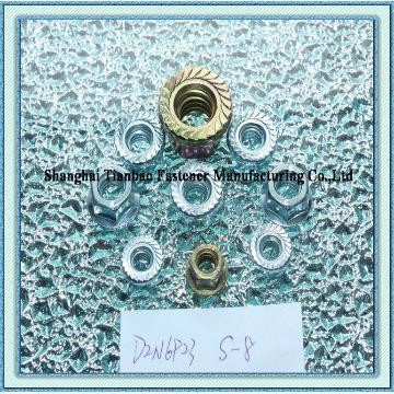 DIN6923 SERRATED FLANGE NUTS