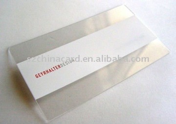 Transparent Plastic PVC Business Card Name Card Calling Card