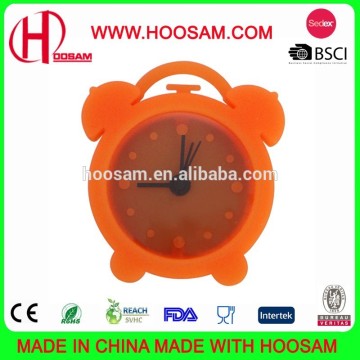 Easy setting silicone bedside alarm clock