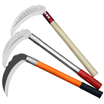 All steel outdoor corn harvest gardening hand sickle agricultural household weeding sickle for palm harvest