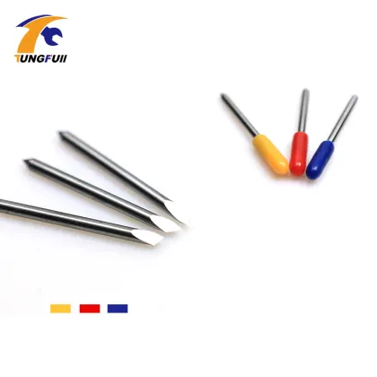 Tungfull 10Pcs 45 Degree Summa D Blade Cutting Plotter Vinyl Cutter Blade Summa Needle Knife Tool Cutter 20MM High uality