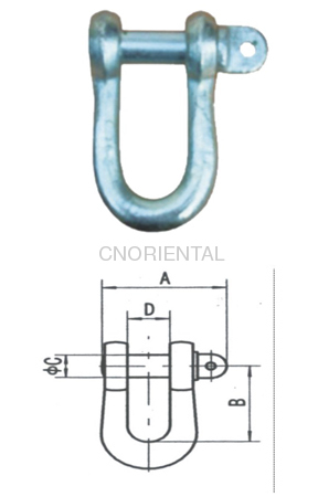 High Tensile Connector D-shackles Dee Shackles 