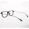 Womens Black Rectangle Glasses Frames Mens