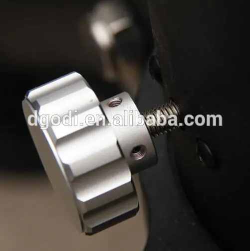clear anodized aluminum knob screw for adjusting