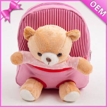 Soft Plush Bear Removable Plush Animal Backpacks, Kids Plush Backpacks, Teddy Bear Plush Backpacks