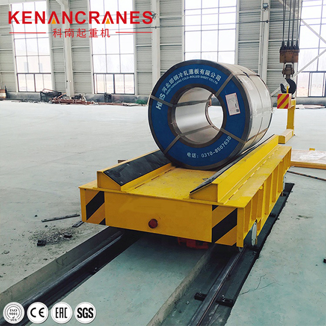 Portable Heavy Duty Battery-Powered Coil Transfer Cart - 120t to 300t Capacity
