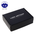 Luxury Corrugated Matt Paper Black Kraft Cardboard Box