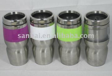 stainless steel travel mug 400ml