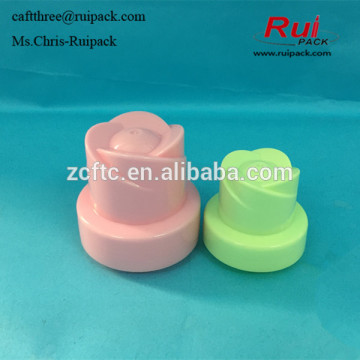 47mm 60mm beauty plastic caps and closures for laundry detergent bottle Flower laundry detergent caps Plastic lip for shampoo